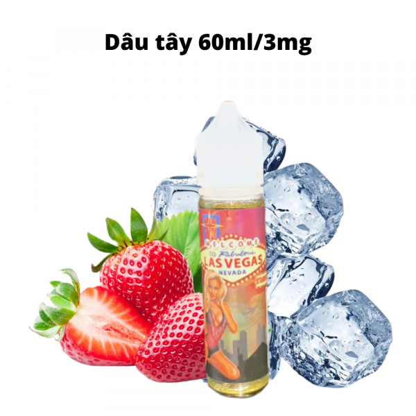 Juice LasVegas Strawberry 60ml 3mg