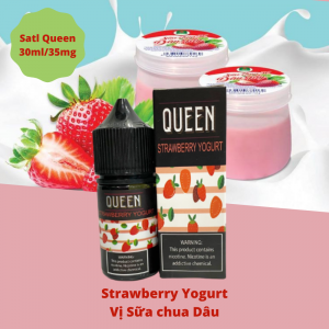 Queen V2 Salt Strawberry Yogurt 30ml 35mg